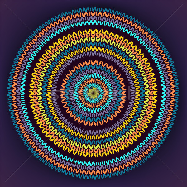 Estilo círculo simple color costura Foto stock © ESSL