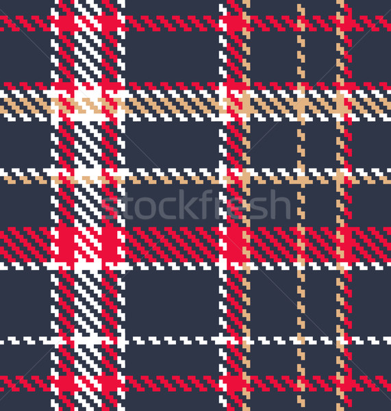 Classic tartan fabric. Seamless vector pattern Stock photo © ESSL