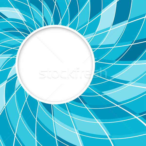 Foto stock: Abstrato · branco · forma · digital · azul · padrão