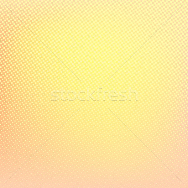 Yellow background. Abstract halftone spotted pattern. Vector ill Stock photo © ESSL