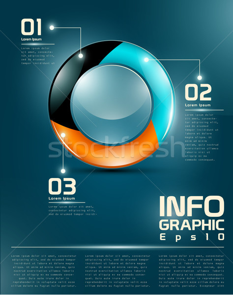 インフォグラフィック ui 要素 番号 サンプル 文字 ストックフォト © evetodew