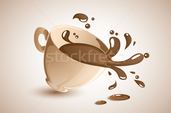 Coffee splash Stock photo © evetodew