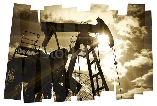 石油鑽機 抽象 石油工業 油 氣 行業 商業照片 © EvgenyBashta