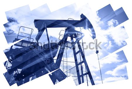 Pumpa absztrakt olaj benzin ipar fotó Stock fotó © EvgenyBashta