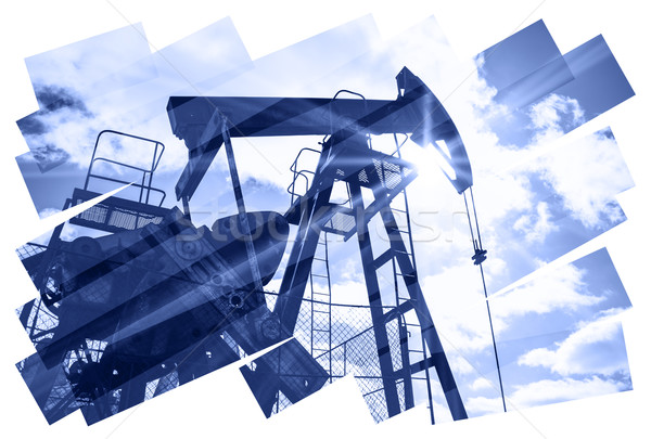 Pumpa absztrakt olajipar olaj benzin ipar Stock fotó © EvgenyBashta
