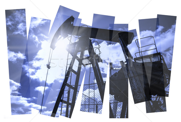 Pumpa absztrakt olaj benzin ipar fotó Stock fotó © EvgenyBashta