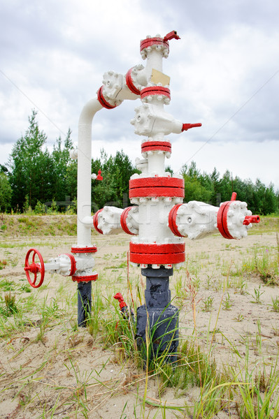 Pétrolières gaz industrie vanne industrielle pipe [[stock_photo]] © EvgenyBashta