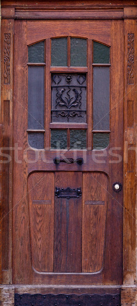 Edad puerta casa pared casa Foto stock © EwaStudio