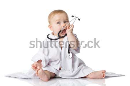 小 醫生 嬰兒 快樂 醫藥 護士 商業照片 © EwaStudio