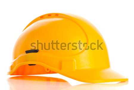 Yellow safety helmet on white background.  hard hat isolated on  Stock photo © EwaStudio