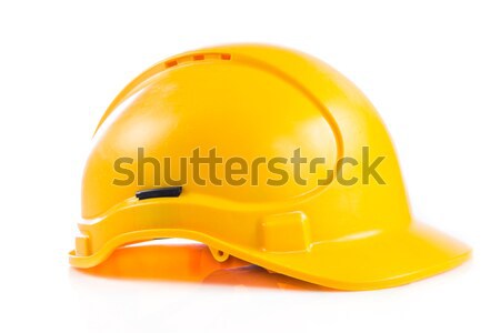 Yellow safety helmet on white background.  hard hat isolated on  Stock photo © EwaStudio