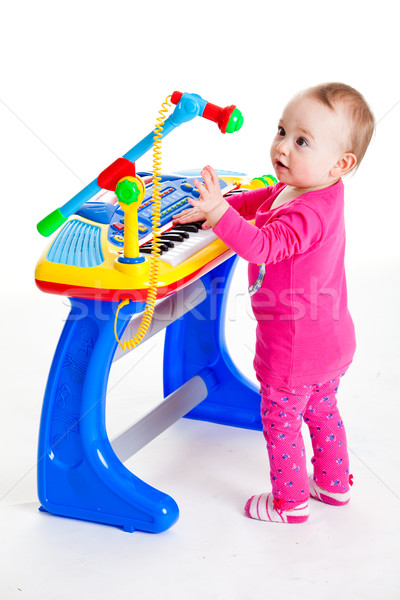 Stockfoto: Geen · beschrijving · piano · leven · grappig · sleutels