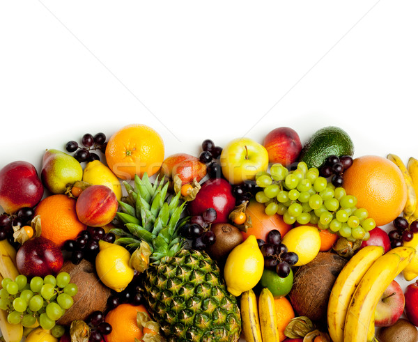 Frutas marco diferente frescos sabroso hortalizas Foto stock © EwaStudio