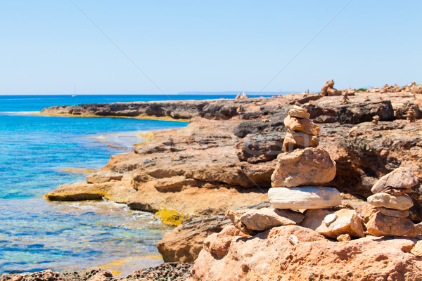 Cap de Ses Salines.  Balearic Islands Stock photo © EwaStudio