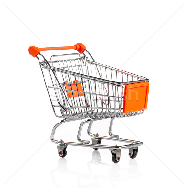 Shopping  Cart Isolated on white.  Stock photo © EwaStudio