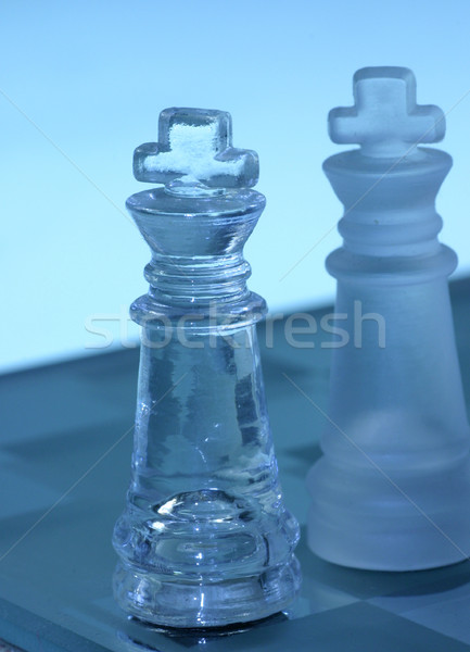 チェス 戦い 2 青 執行 銀行 ストックフォト © exile7