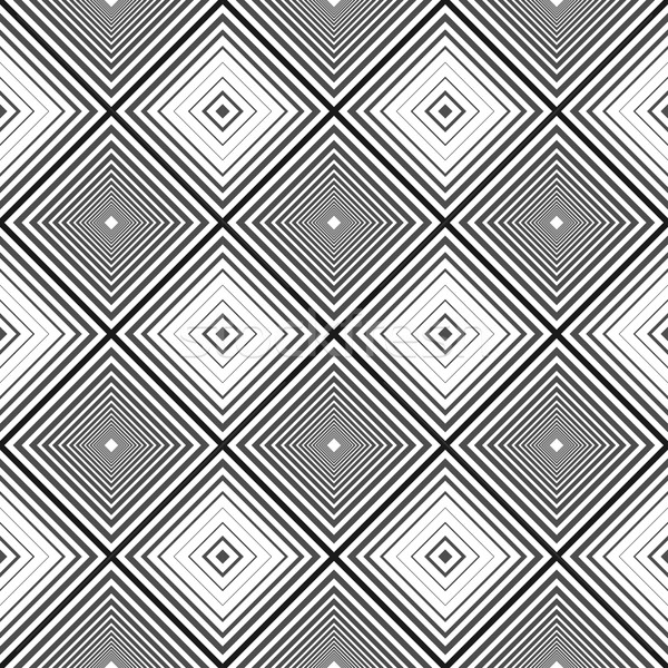 Meetkundig optische patroon naadloos vector Stockfoto © ExpressVectors