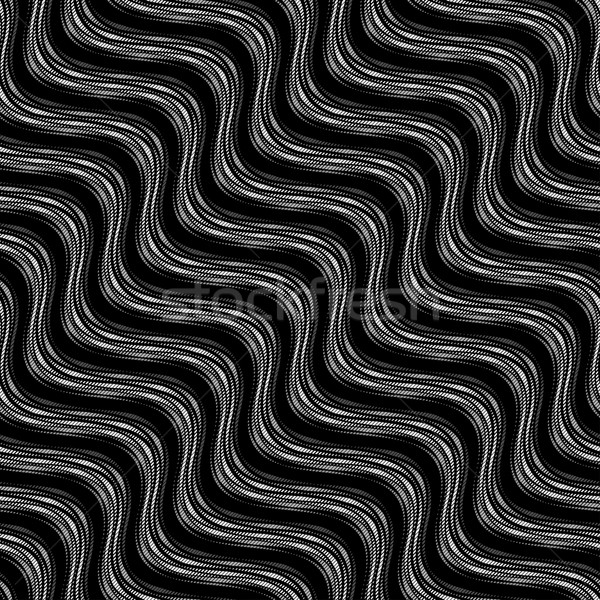 Fali proste wzór bezszwowy wektora Zdjęcia stock © ExpressVectors