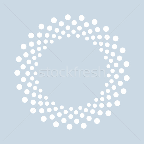Streszczenie kropkowany biały wektora Zdjęcia stock © ExpressVectors