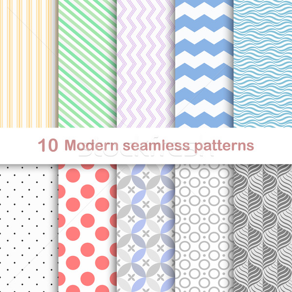 Modern coloful patterns Stock photo © ExpressVectors