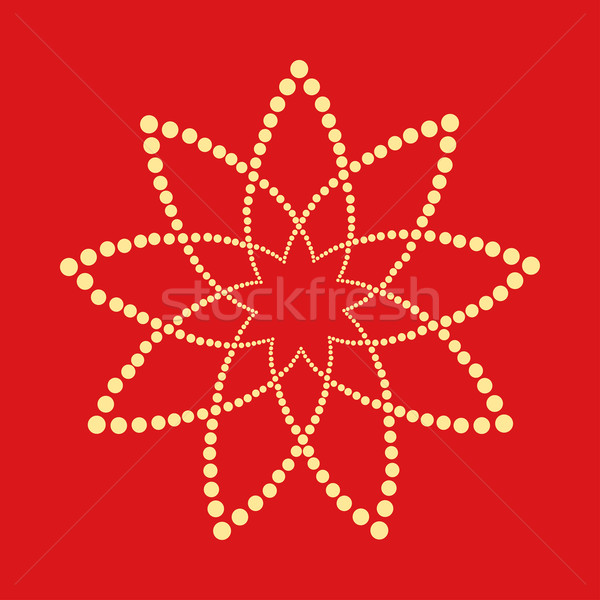 Abstract dotted shape.Vector design element Stock photo © ExpressVectors