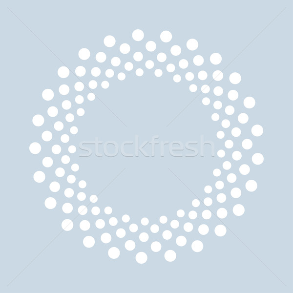Streszczenie kropkowany biały wektora Zdjęcia stock © ExpressVectors