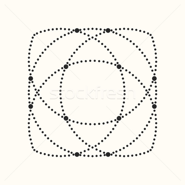Vector punctat geometric eps10 Imagine de stoc © ExpressVectors