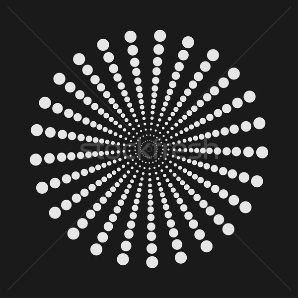Abstract dotted shape.Vector design element Stock photo © ExpressVectors