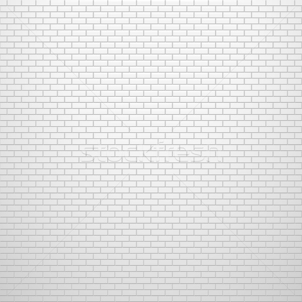 Licht Backsteinmauer Textur Vektor weiß grau Stock foto © ExpressVectors