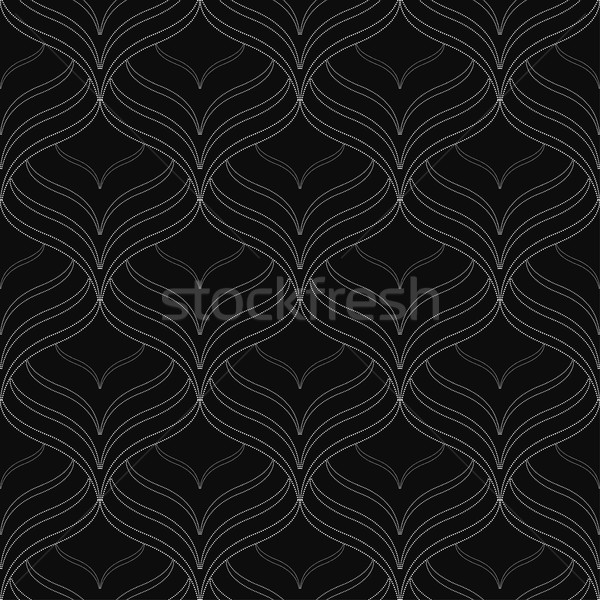Zwarte elegante naadloos vector patroon textuur Stockfoto © ExpressVectors