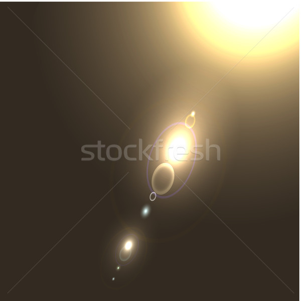 実例 太陽 ビーム ベクトル eps10 自然 ストックフォト © ExpressVectors
