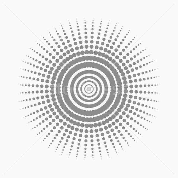Streszczenie kropka wektora puszka Zdjęcia stock © ExpressVectors