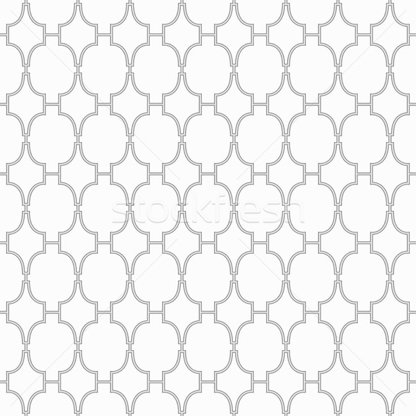 Vetor padrão sem costura branco cinza Foto stock © ExpressVectors