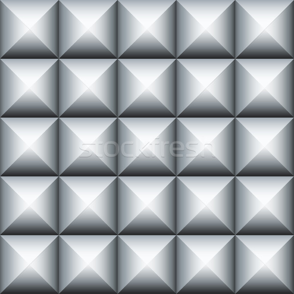 Streszczenie geometryczny 3D wzór metal bezszwowy Zdjęcia stock © ExpressVectors