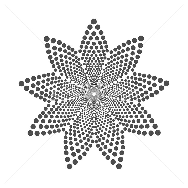 Abstract dotted shape.Vector design element Stock photo © ExpressVectors