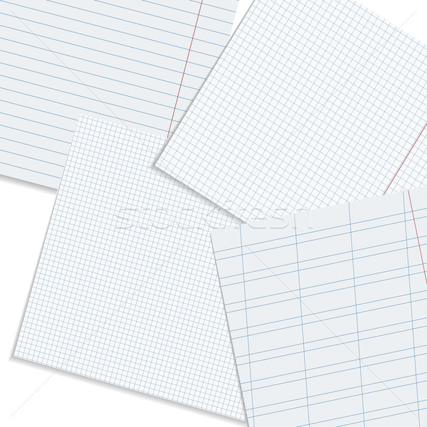 Wektora papieru biały powierzchnia streszczenie Zdjęcia stock © ExpressVectors