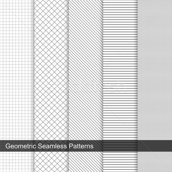 Netz geometrischen Muster Vektor Sammlung Stock foto © ExpressVectors
