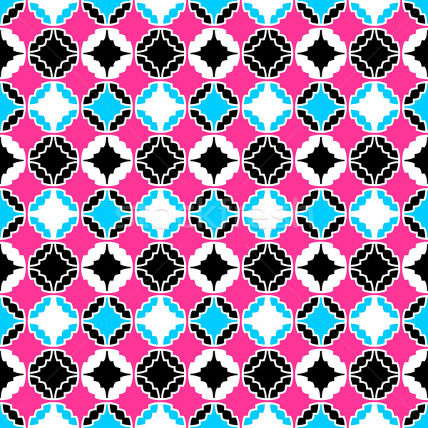 Farbenreich dekorativ Muster Vektor Kunst Stock foto © ExpressVectors