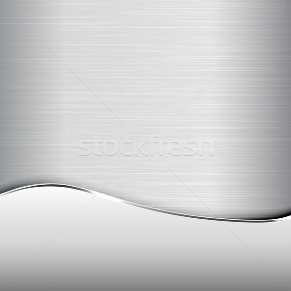 Metallic geschliffen Textur eleganten abstrakten Licht Stock foto © ExpressVectors
