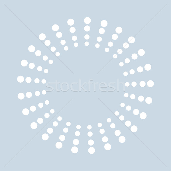 Abstract dotted shape.Vector design element. Stock photo © ExpressVectors