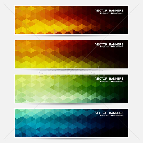 Vector banner set. Stock photo © ExpressVectors