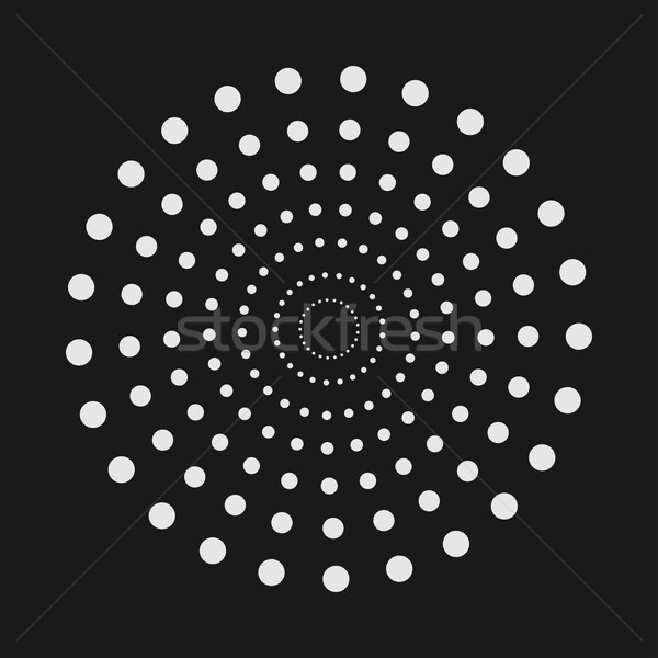 Streszczenie kropka wektora puszka Zdjęcia stock © ExpressVectors