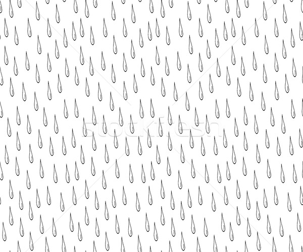 Hand gezeichnet Vektor-Muster Tropfen Doodle gezeichnet Stock foto © ExpressVectors