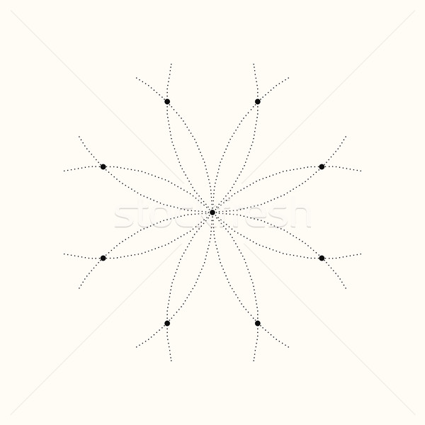 Wektora kropkowany geometryczny eps10 Zdjęcia stock © ExpressVectors