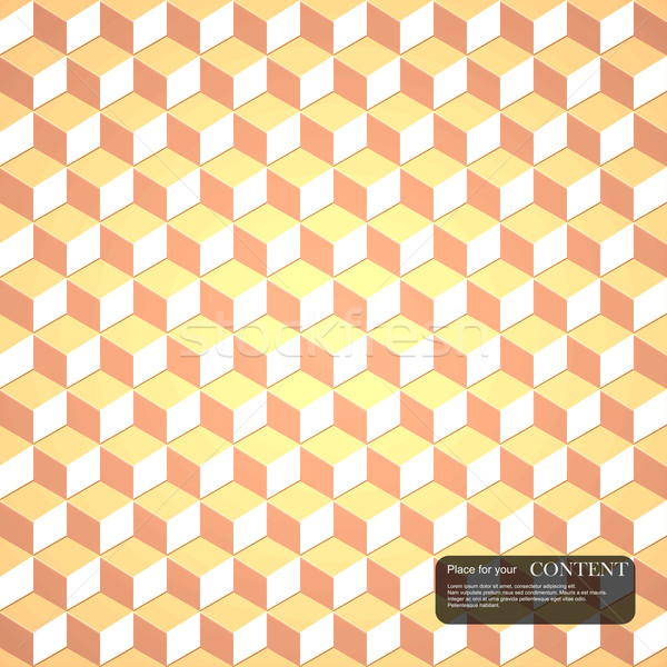 3D cubes or modèle résumé construction [[stock_photo]] © ExpressVectors