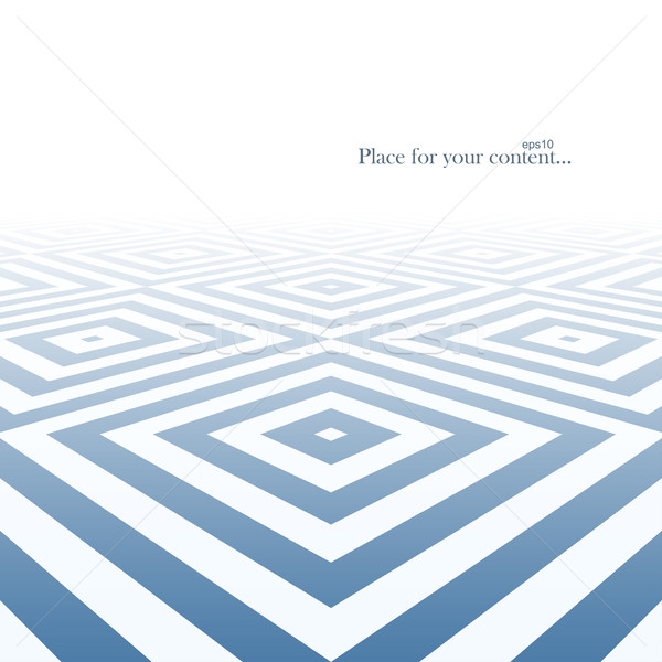 Abstract albastru geometric infinit proiect Imagine de stoc © ExpressVectors