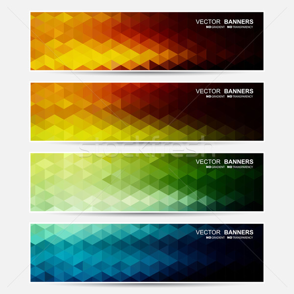  Vector colorful banners.  Stock photo © ExpressVectors
