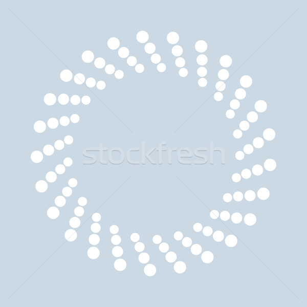 Abstract dotted shape.Vector design element. Stock photo © ExpressVectors