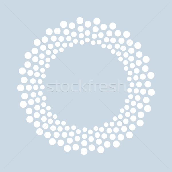 Streszczenie kropkowany biały wektora Zdjęcia stock © ExpressVectors
