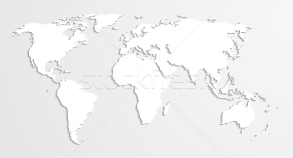 世界地図 ベクトル 類似した 紙 折り紙 インターネット ストックフォト © ExpressVectors